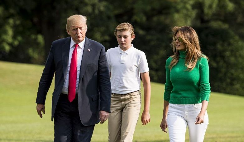Ce cadou a primit Barron Trump, la petrecerea de Crăciun de la Casa Albă