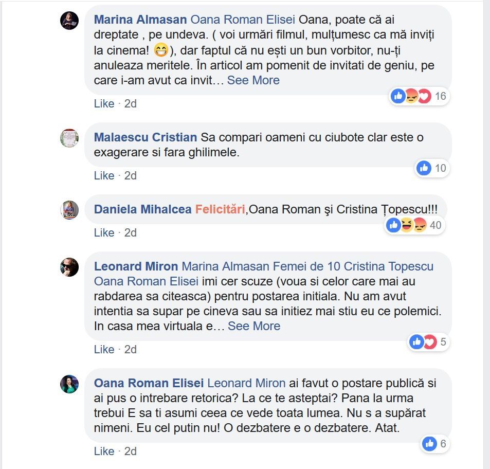 Marina Almășan, &icirc;n conflict cu Oana Roman, tot din cauza lui Dăncilă. Cele două sunt la cuțite pe Facebook