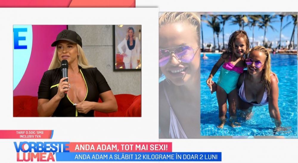 Anda Adam, apariție extrem de sexy la TV. Artista a dezvăluit secretul unei siluete perfecte