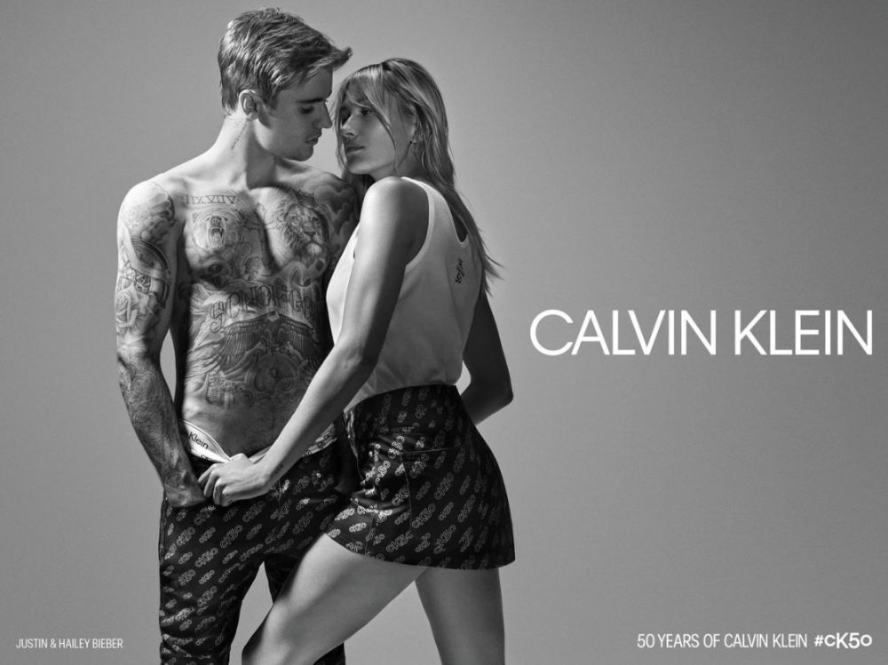 Hailey și Justin Bieber, ședință foto &icirc;n chiloți pentru un brand celebru