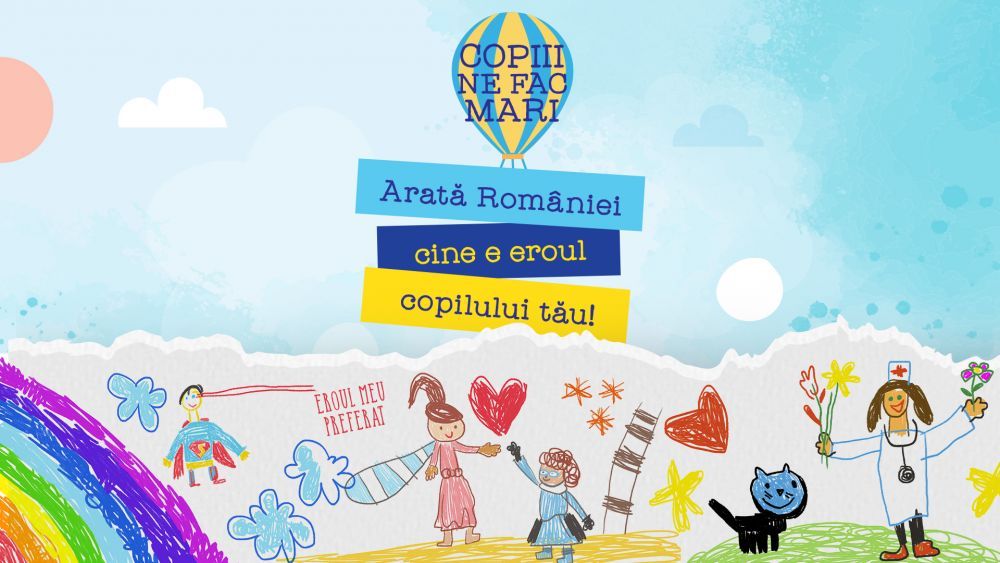 &rdquo;Copiii ne fac mari&rdquo;. Desenul copilului tău poate apărea pe 1 iunie la PRO TV!