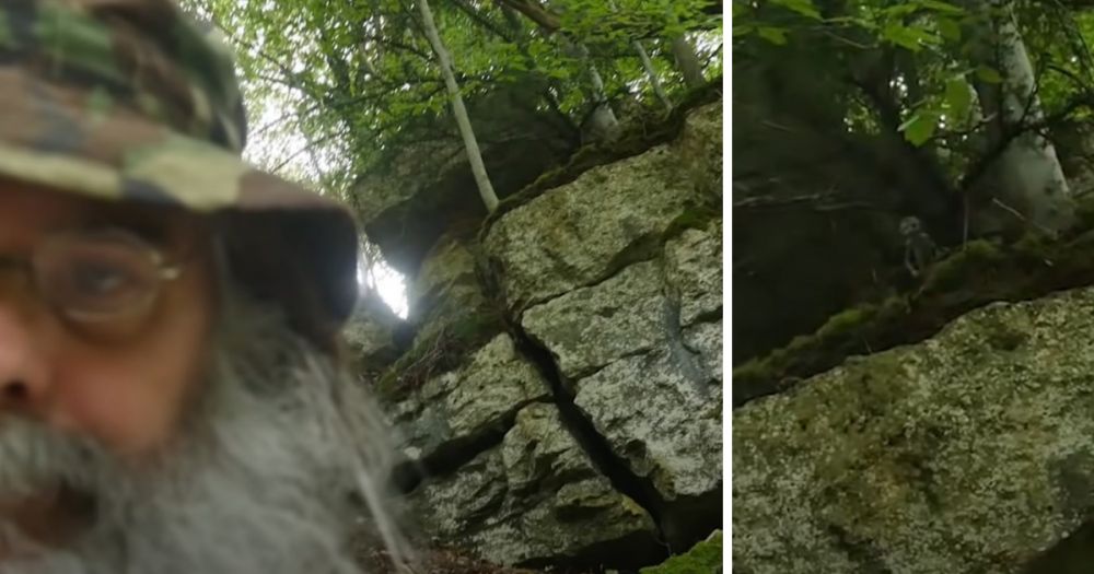 Un bărbat care crede &icirc;n z&acirc;ne a filmat o creatură magică &icirc;n pădure
