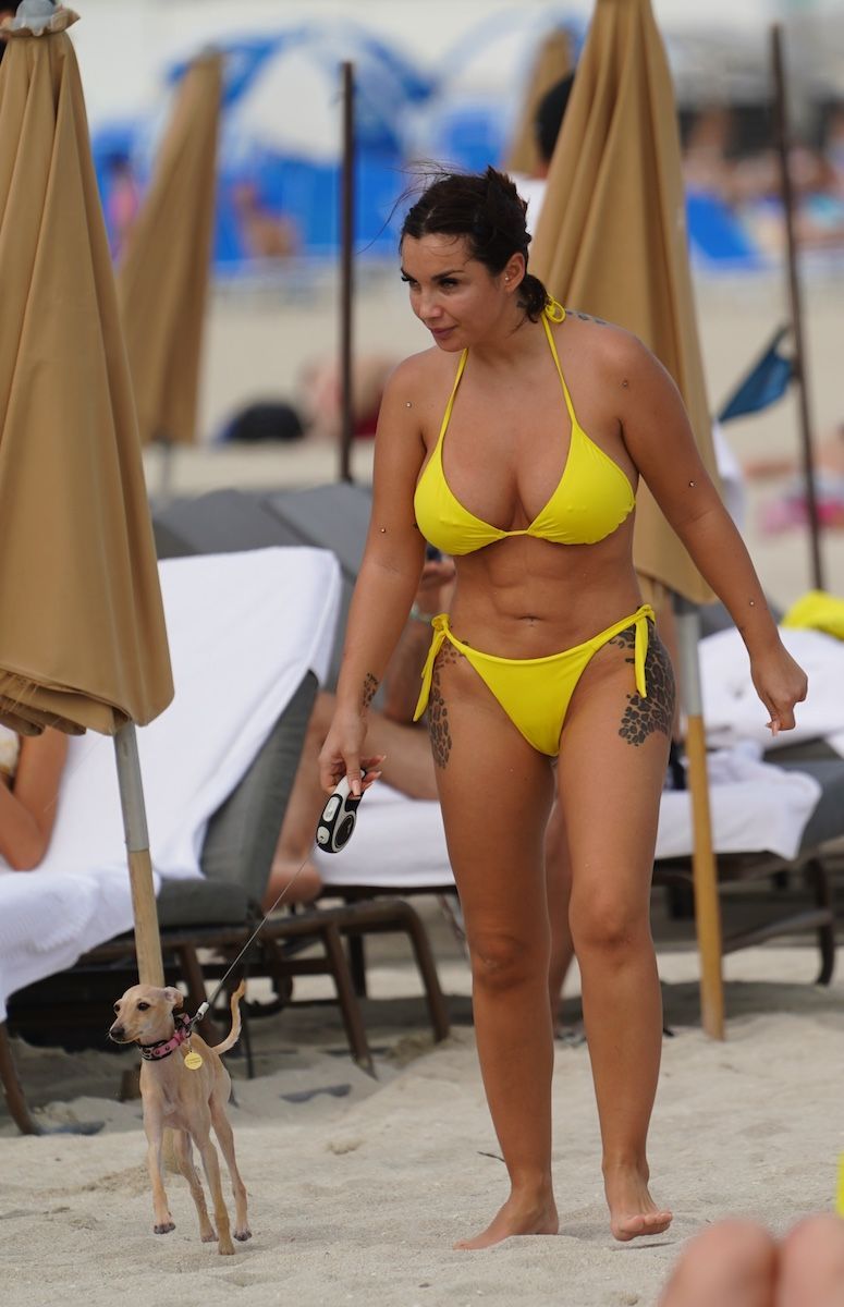 Elettra Lamborghini, relaxare pe plajele din Miami! Cum a fost fotografiată