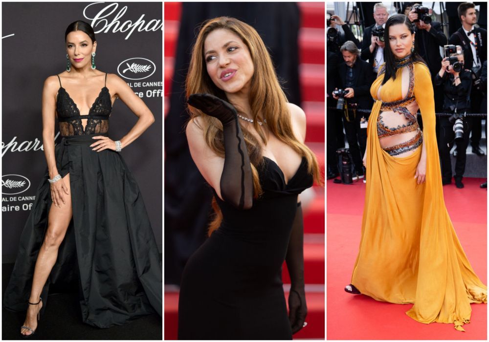 Shakira, regina covorului roșu la Cannes. Cu ce ținute s-au remarcat vedetele
