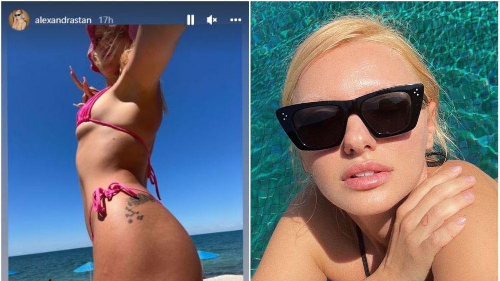 Alexandra Stan, la plajă pe litoralul romanesc. Cum a fost surprinsă&nbsp;artista de ziua onomastică