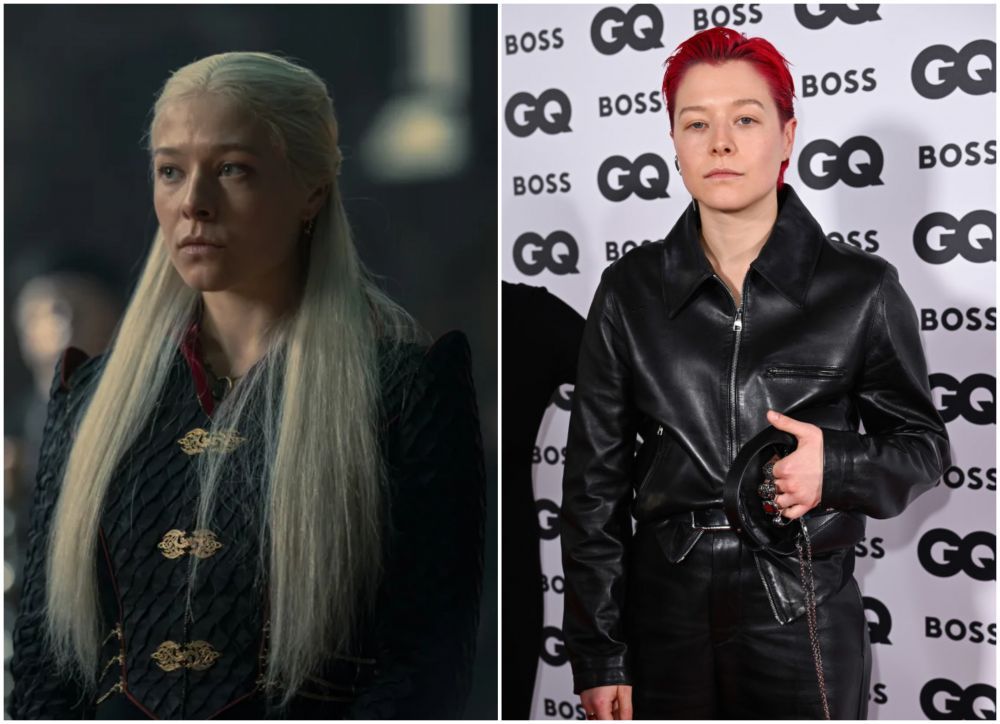 Cum arată &icirc;n realitate &ldquo;Rhaenyra&rdquo; din House of Dragon. Actrița Emma D&rsquo;Arcy, look androgin pe covorul roșu