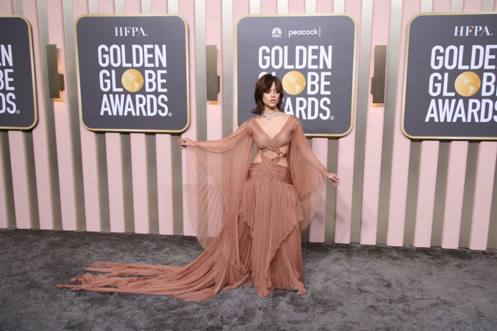 Actrița din Wednesday, apariție sexy la un show de modă. Ce ținută a ales Jenna Ortega