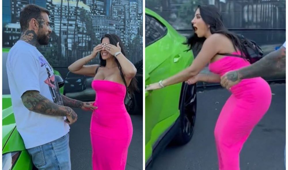 Un youtuber faimos și-a premiat soția cu un Lamborghini după ce aceasta a făcut un film pentru adulți cu un alt bărbat&nbsp;