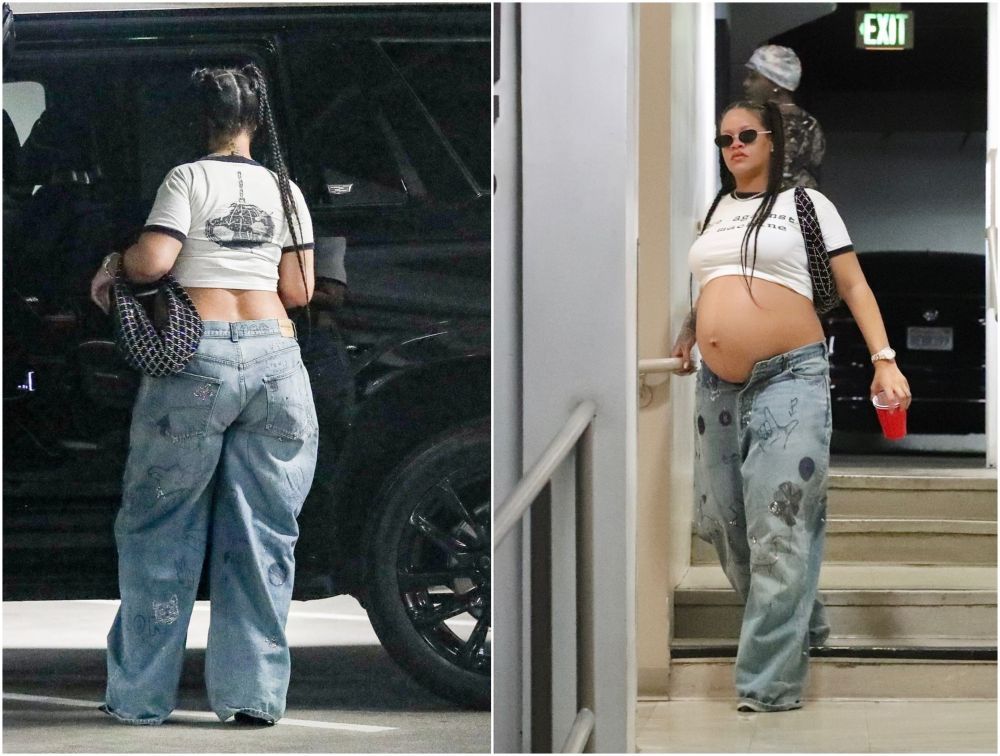 Hainele devin ne&icirc;ncăpătoare pentru Rihanna! Cum arată vedeta cu c&acirc;teva zile &icirc;nainte de naștere