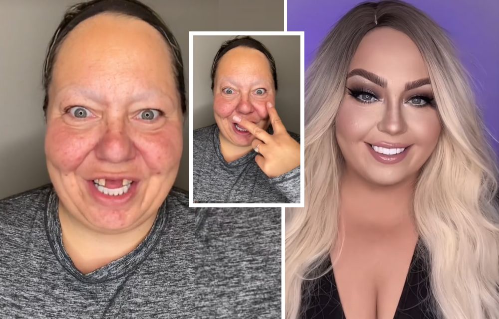 Machiajul face minuni! C&acirc;t de bine seamănă această femeie cu Mariah Carey după ce se machiază strident