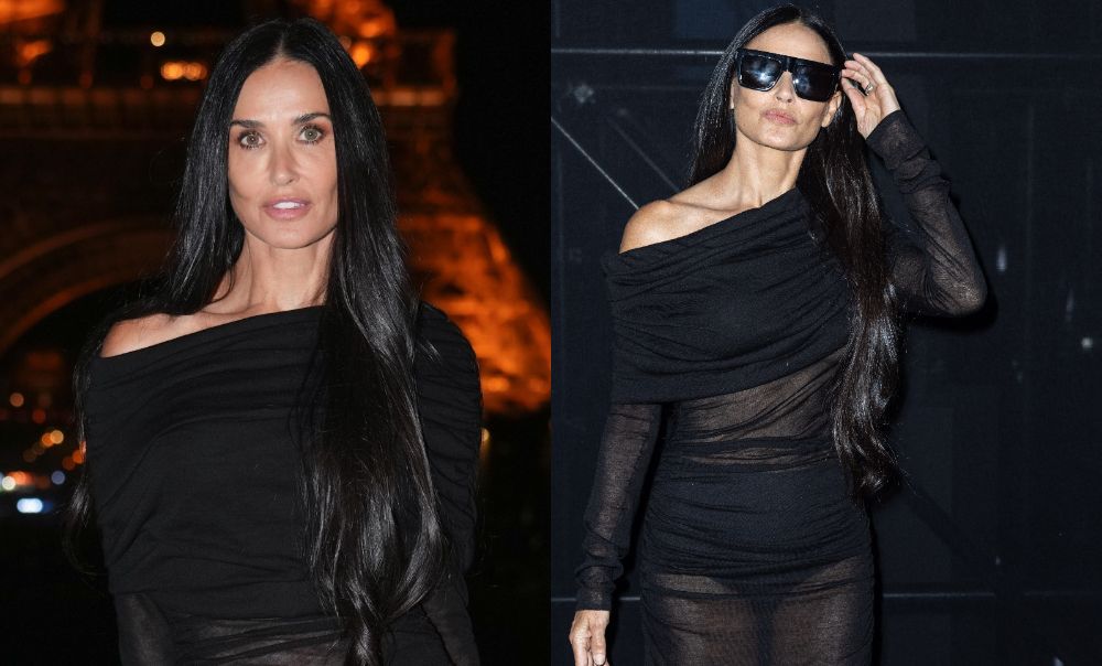 Demi Moore, incident vestimentar la Săptăm&acirc;na Modei de la Paris. Ce festă i-a jucat rochia transparentă